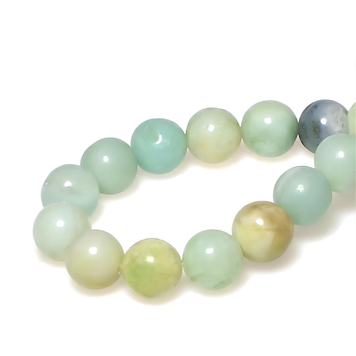 MJDCB Natural Stone Beads Multicolor Amazonite Round Loose Beads for Jewelry Making DIY Bracelet Necklace (6mm)