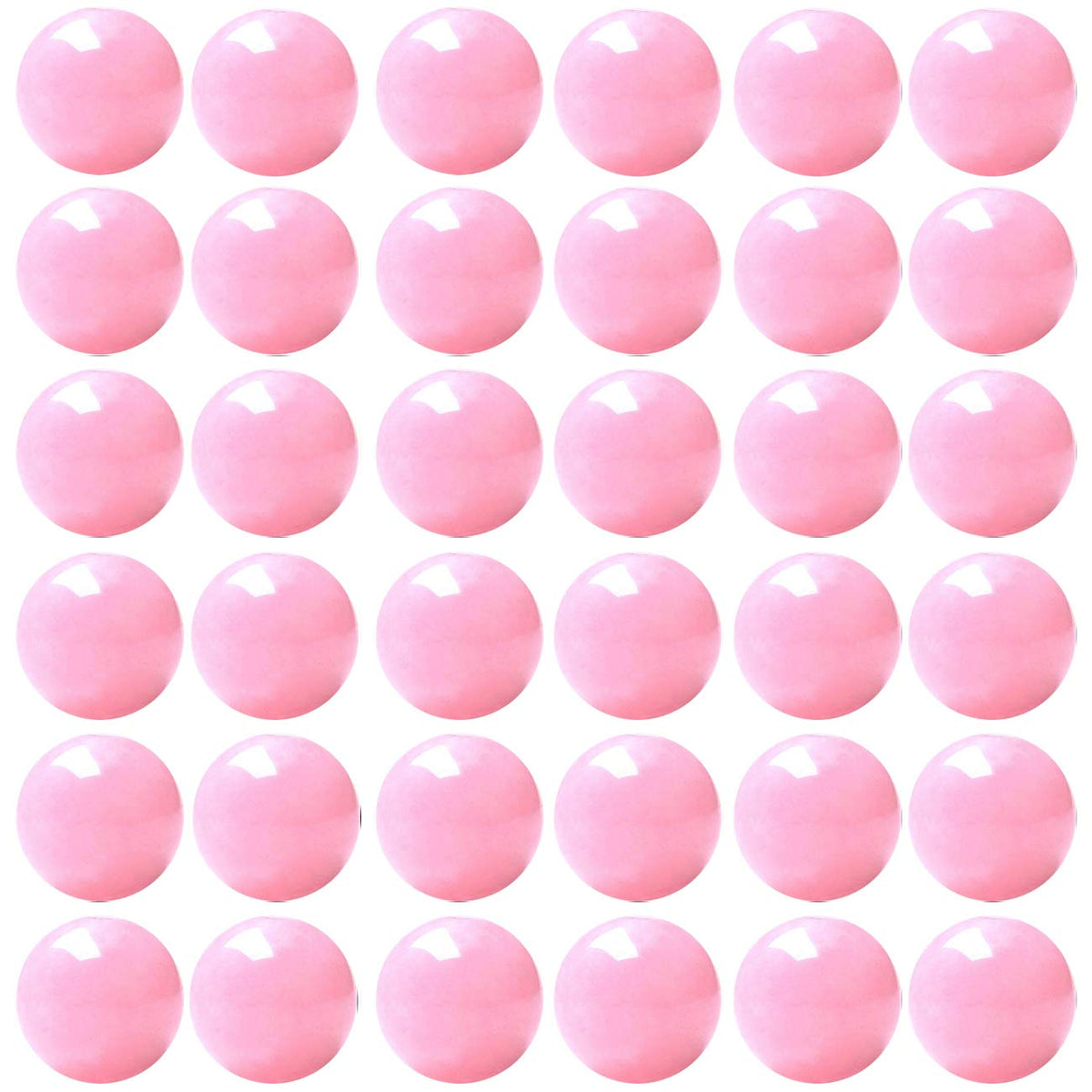 Natural Stone Beads 100pcs 6mm Rose Quartz Round Genuine Real Stone Beading Loose Gemstone DIY Charm Smooth Beads for Bracelet Necklace Earrings Jewelry Making (Pink Rose Quartz, 6mm)