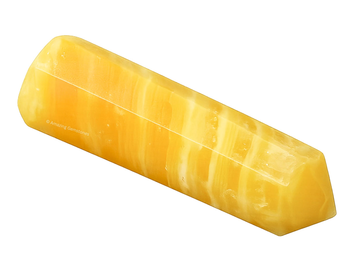 Yellow Calcite Crystal Towers ~ Healing Crystal (3" to 4" INCH)