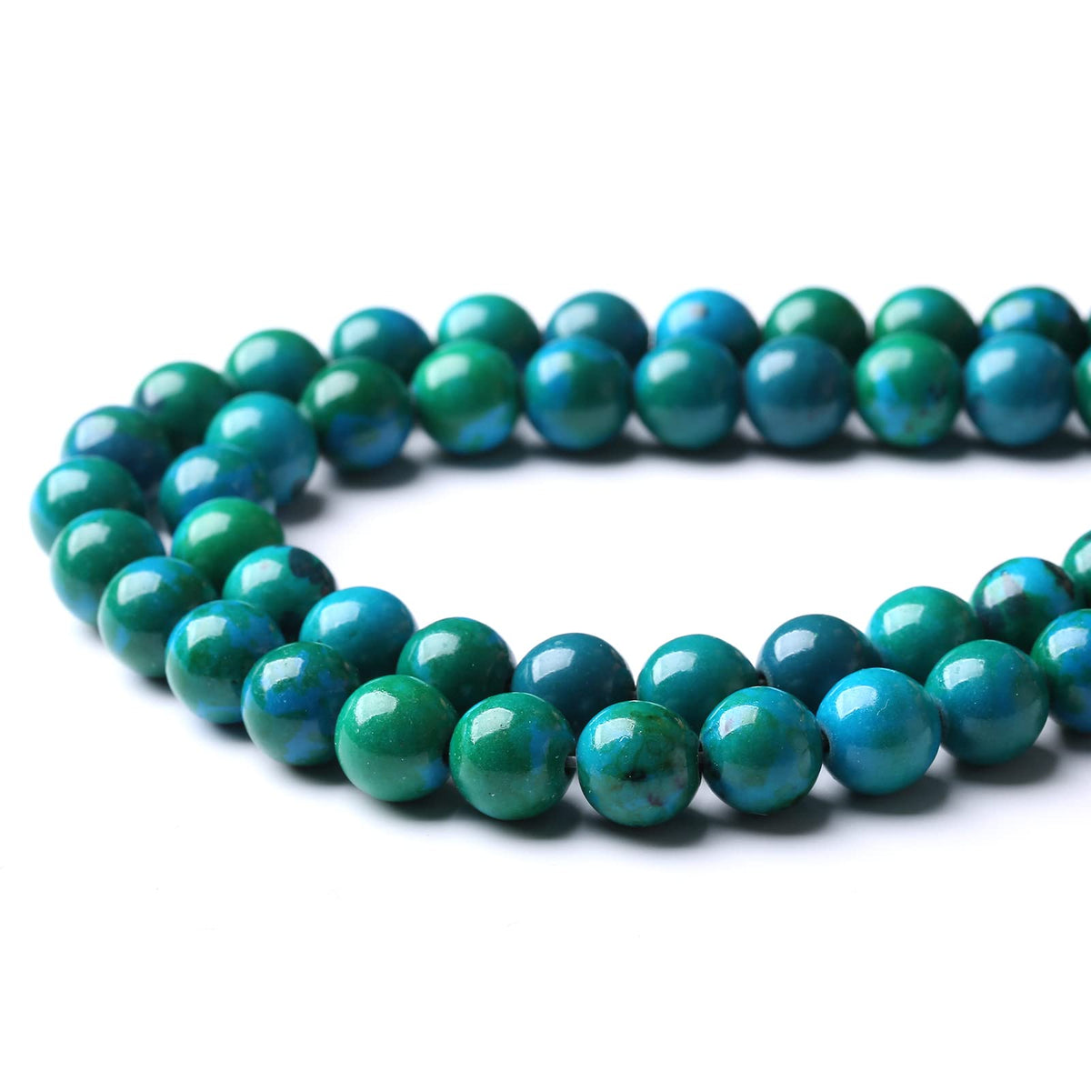 32PCS 12MM Natural Phoenix Stone Beads Round Loose Stone Beads for Jewelry Making DIY Energy Stone Healing Power Bracelet 15"