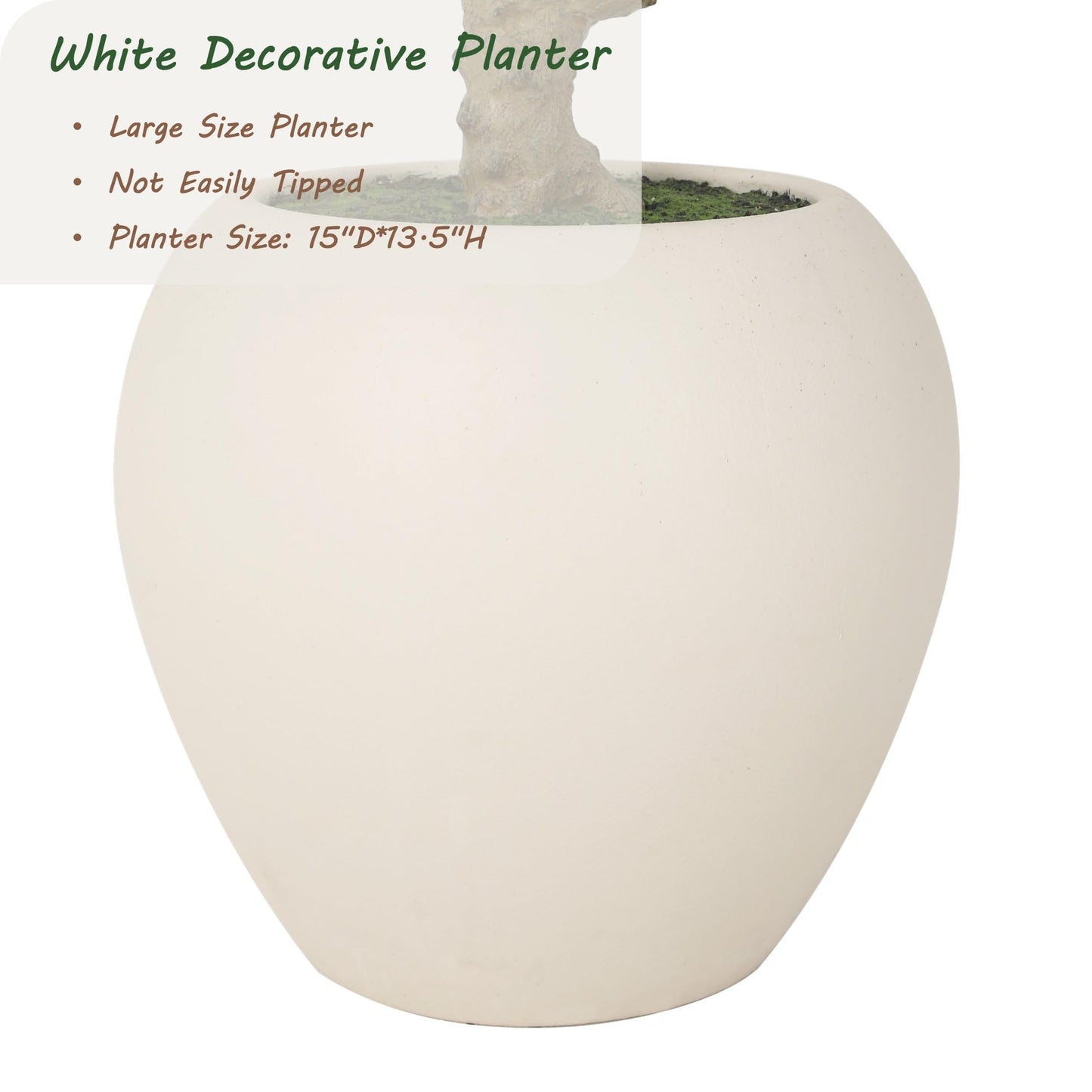Bellacat 7ft Faux Olive Tree with Warm White Spotlight & 15''D x 13.5''H Large White Planter, 84in Fake Olive Tree with Lifelike Leaves& Fruits, Artificial Olive Tree Indoor for Home & Office Decor