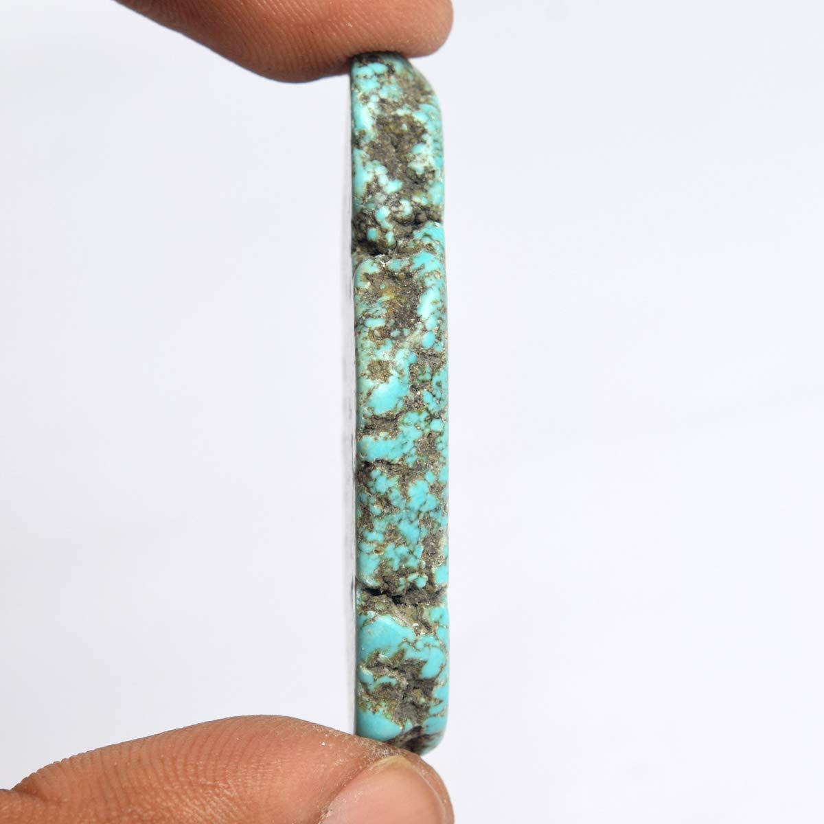 GEMHUB Healing Crystal Blue Turquoise Slab 74.00 Ct Uncut Blue Turquoise Natural Blue Turquoise Loose Stone