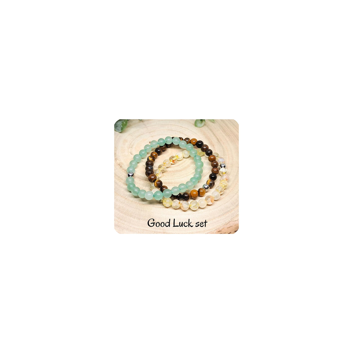 Crgwxzl 3pcs Wealth Money Bracelets,Healing Crystal Citrine Tiger Eye Bracelets for Women Men,Lucky Feng Shui Natural Stone Green Aventurine Beaded Spiritual Gemstone Jewelry Gifts