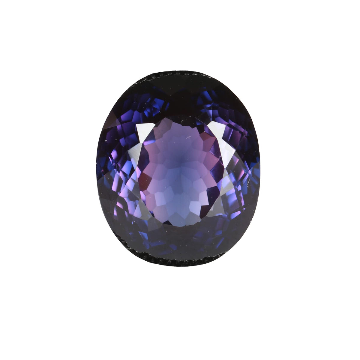 REAL-GEMS - Large Dark Blue Tanzanite 30. Carat Emerald Cut Gemstone For Ring & Pendant