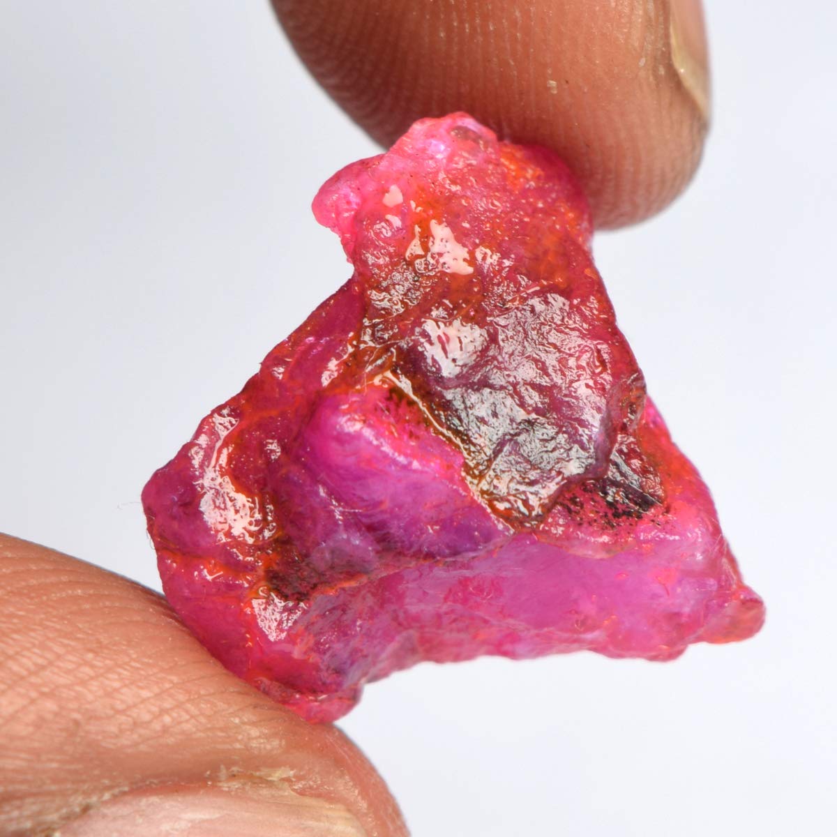 GEMHUB Natural Crystals And Healing Stones 6.00 Carat Raw Rough Ruby Healing Crystals For Jewelry Making