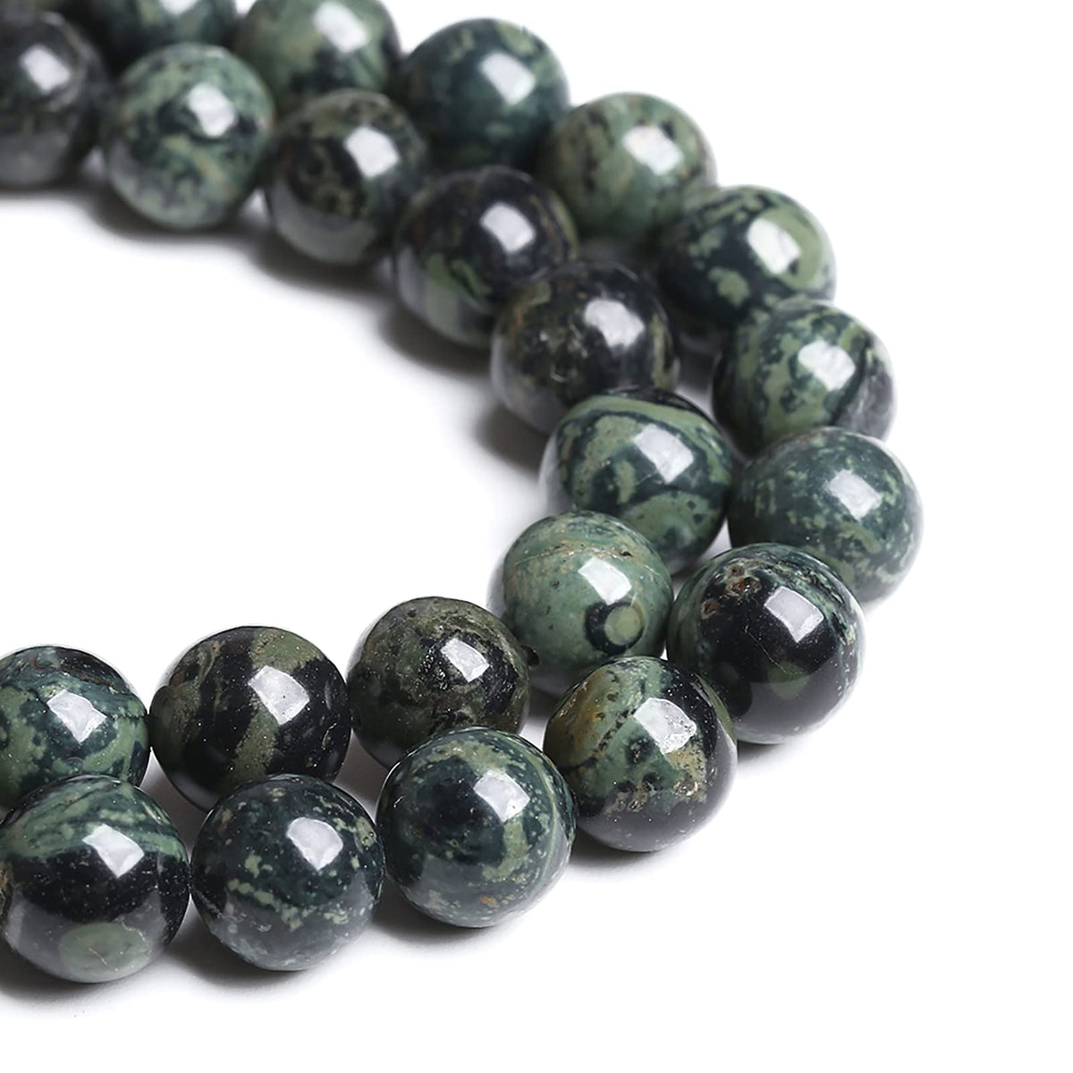 4MM 86PCS Natural Stone Kambaba Jasper Loose Beads for Jewelry Making DIY Bracelet Necklace