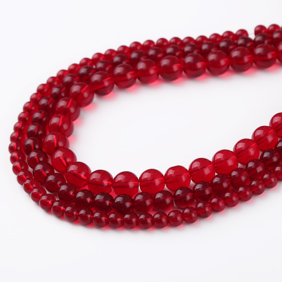 36PCS 10MMGarnet Red Glass Stone Beads Natural Gemstone Bead Crystal Healing Energy Jewelry Making DIY 15 inches (Blue Tiger Eye, 12 mm)