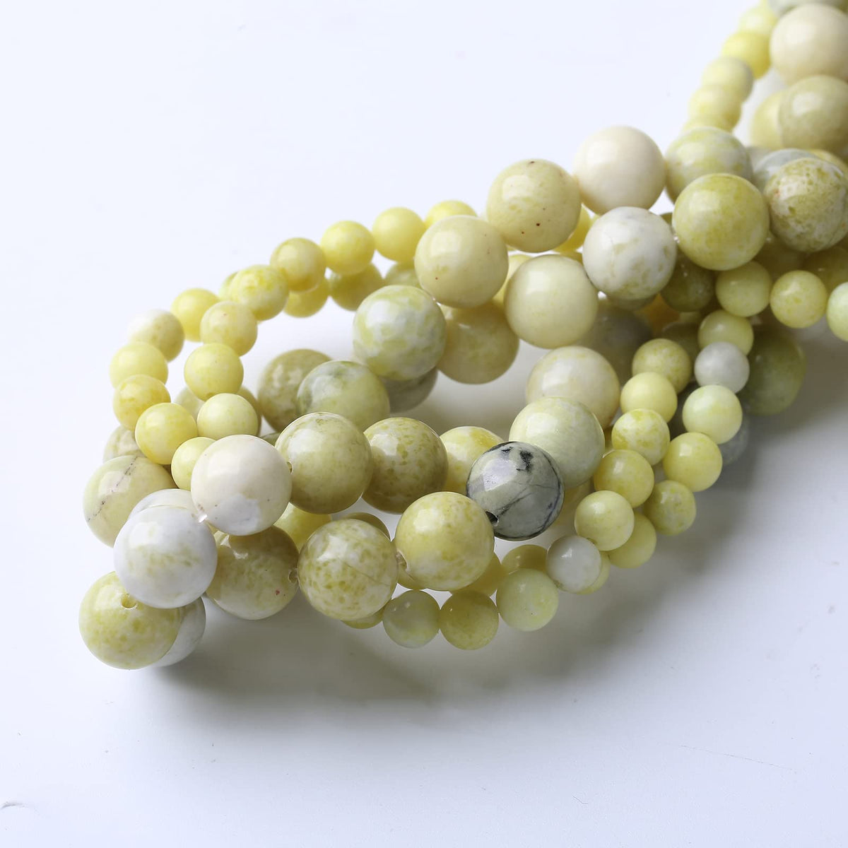 36PCS 10MM Natural Yellow Jasper Stone Beads Energy Healing Beads for DIY Jewelry Bracelet Necklace Making for Jewelry Making15Inch