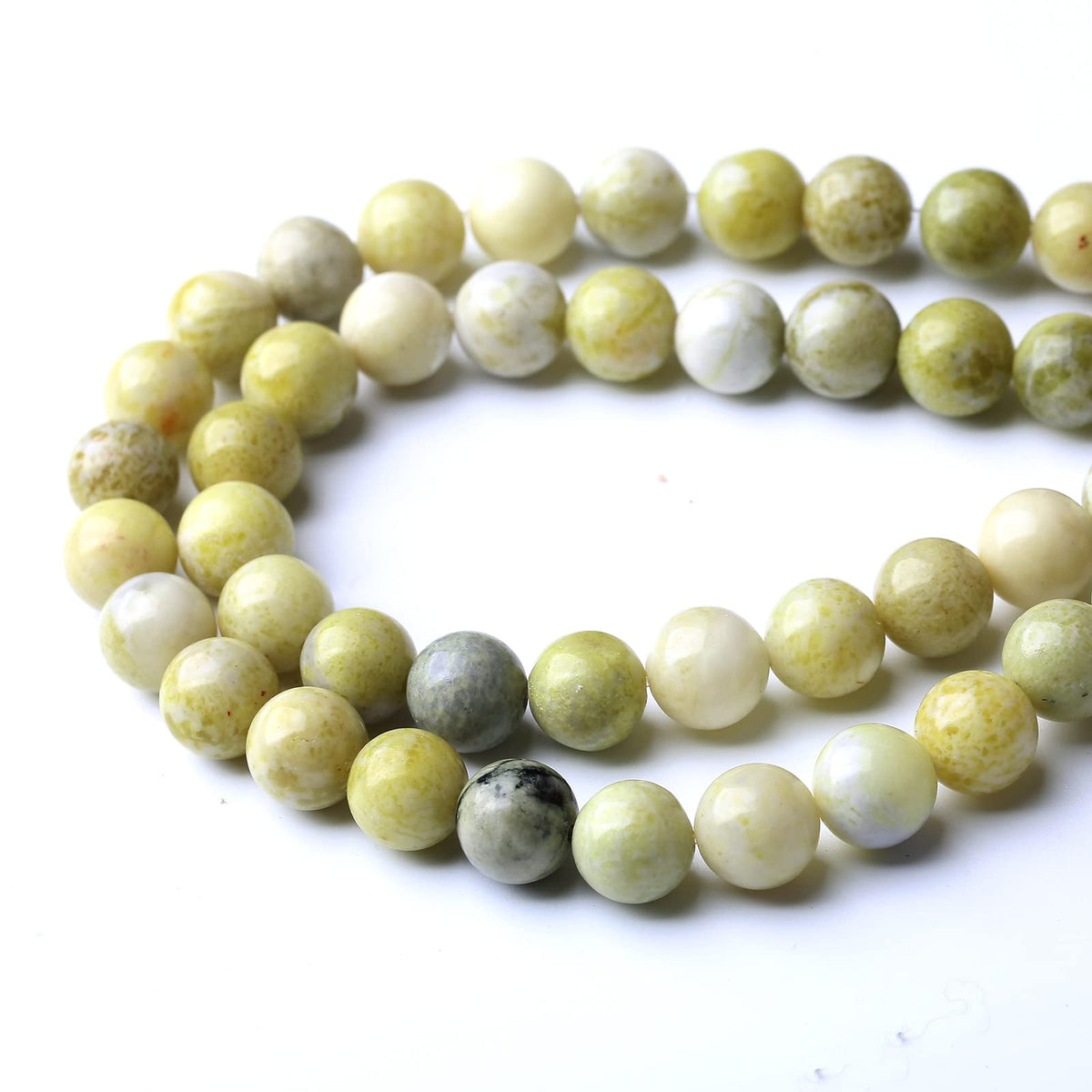 36PCS 10MM Natural Yellow Jasper Stone Beads Energy Healing Beads for DIY Jewelry Bracelet Necklace Making for Jewelry Making15Inch