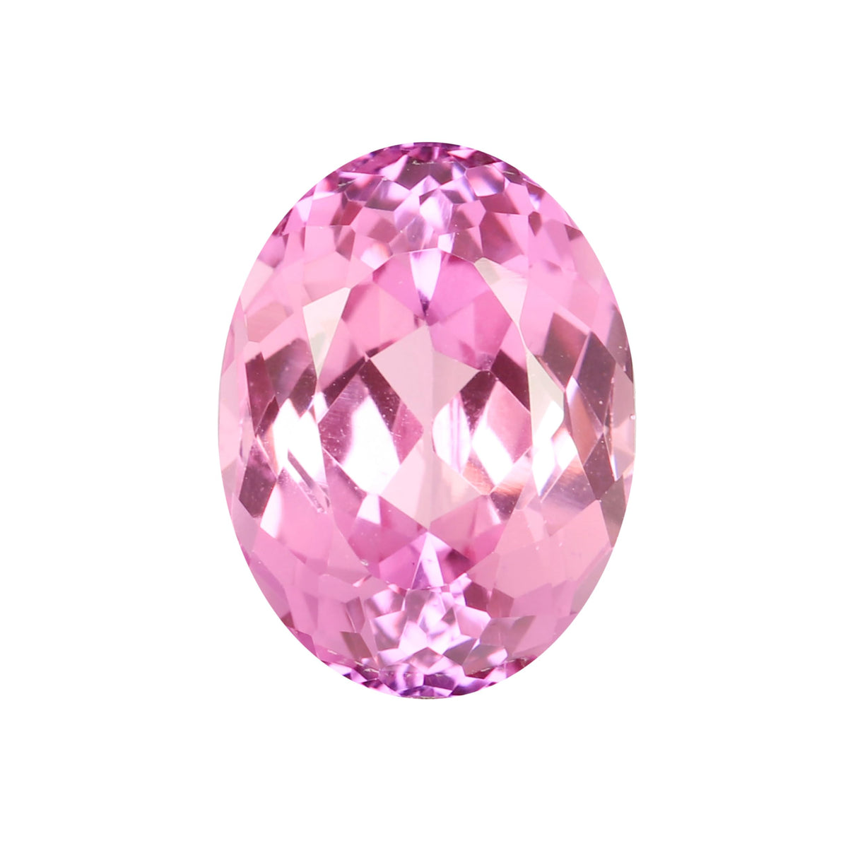 REAL-GEMS Natural Brazilian Pink Kunzite 11.75 Carat Oval Shape Loose Gemstone for Jewelry Making
