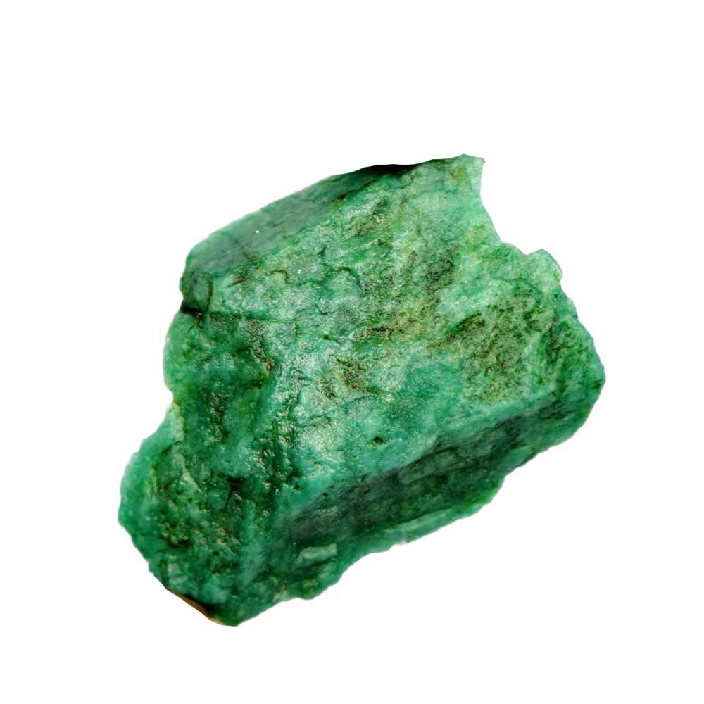 GEMHUB Wire Wrapped Natural Emerald 39.15 Ct Certified Healing Crystal Raw Rough Green Emerald Stone