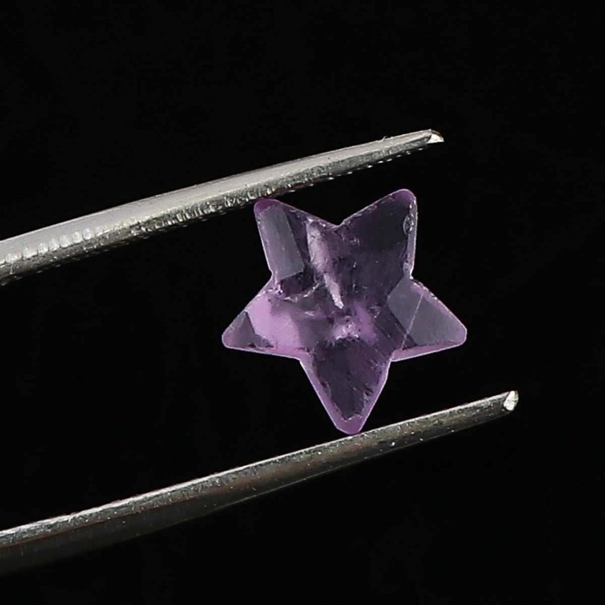 CRYSTALINES 5pcs, Wholesale Natural Amethyst Gemstones, Bulk Star Shape Stones, Assorted Loose Supply, DIY Craft-Jewelry Making, Chakra Healing Crystals, Gem Collection, 8-10mm