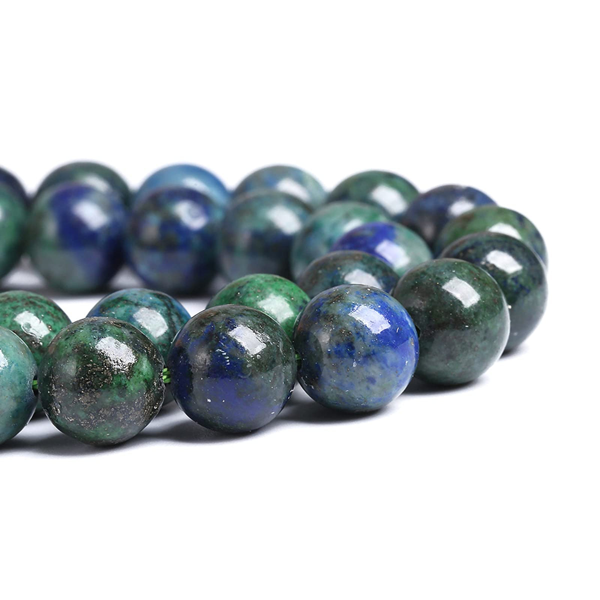 4MM 88PCS Natural Stone Lapis Chrysocolla Loose Beads for Jewelry Making DIY Bracelet