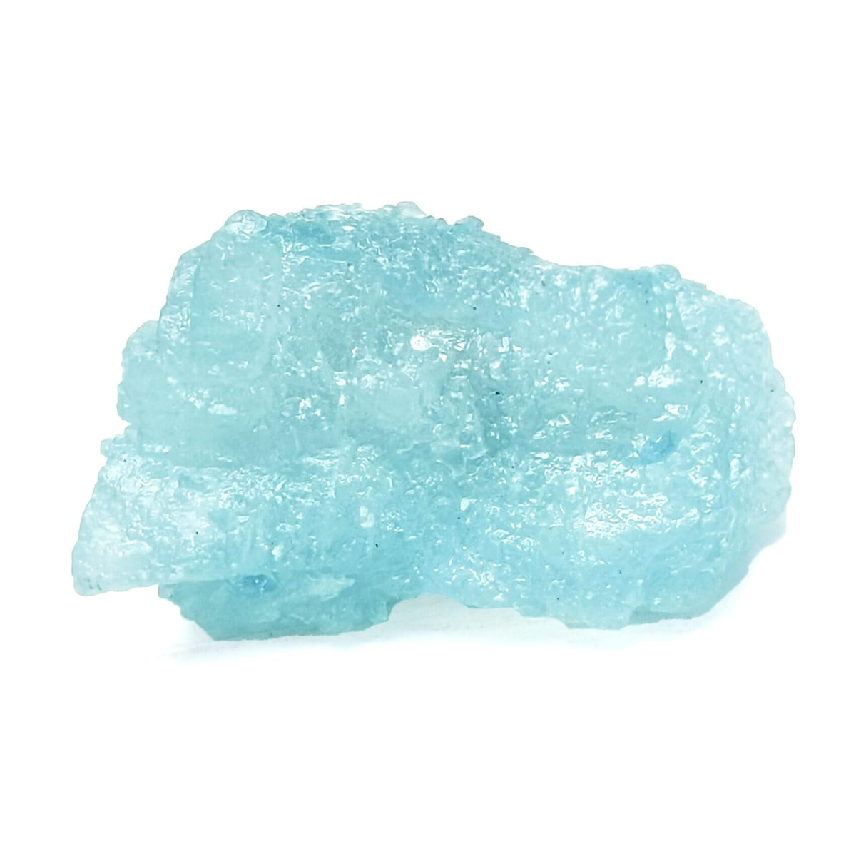 Aquamarine Raw Crystals Healing Crystals Natural Rough Stones 1.2-2" for Tumbling, Fountain Rocks, Yoga, Meditation, Polishin, Gift 5