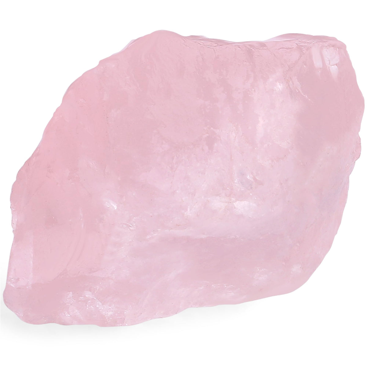 YATOJUZI Rose Quartz 1.8-2.2" Natural Raw Stones and Healing Crystals Large Stone Rough Crystal Rocks for Tumbling Cabbing Polishing Fountain Rocks Decoration 1PCS