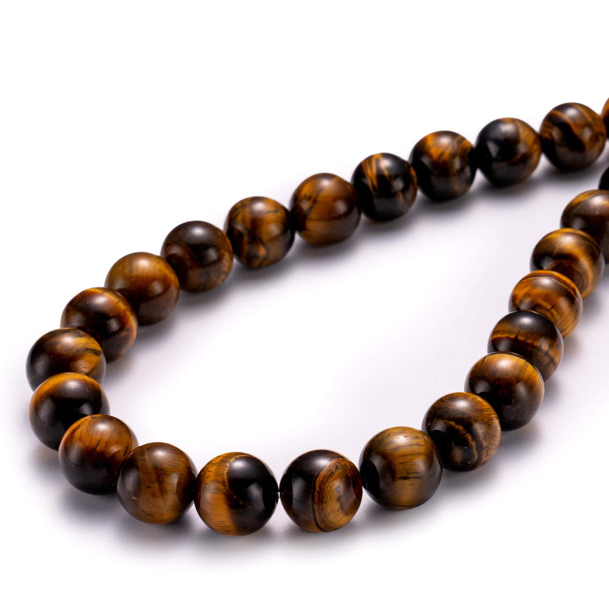 BEADIA Natural Yellow Tiger Eye Stone Round Loose Semi Gemstone Beads for Jewelry Making 4MM 89PCS