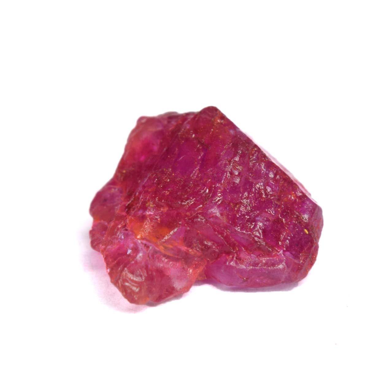 GEMHUB Natural Crystals And Healing Stones 8.00 Carat Raw Rough Ruby Healing Crystals For Jewelry Making