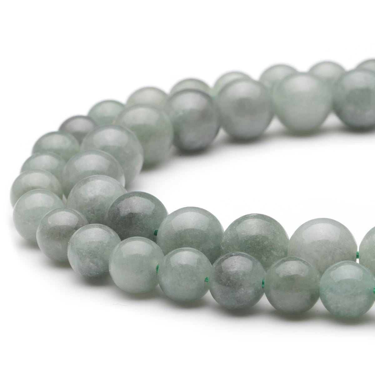 Youngbling Natural Gemstone Beads for Jewelry Making,10mm Dark Burmese Jade Polished Round Smooth Stone,Genuine Real Stone Red Beads for Bracelet Necklace 15 Inch(Dark Burmese Jade,10mm)