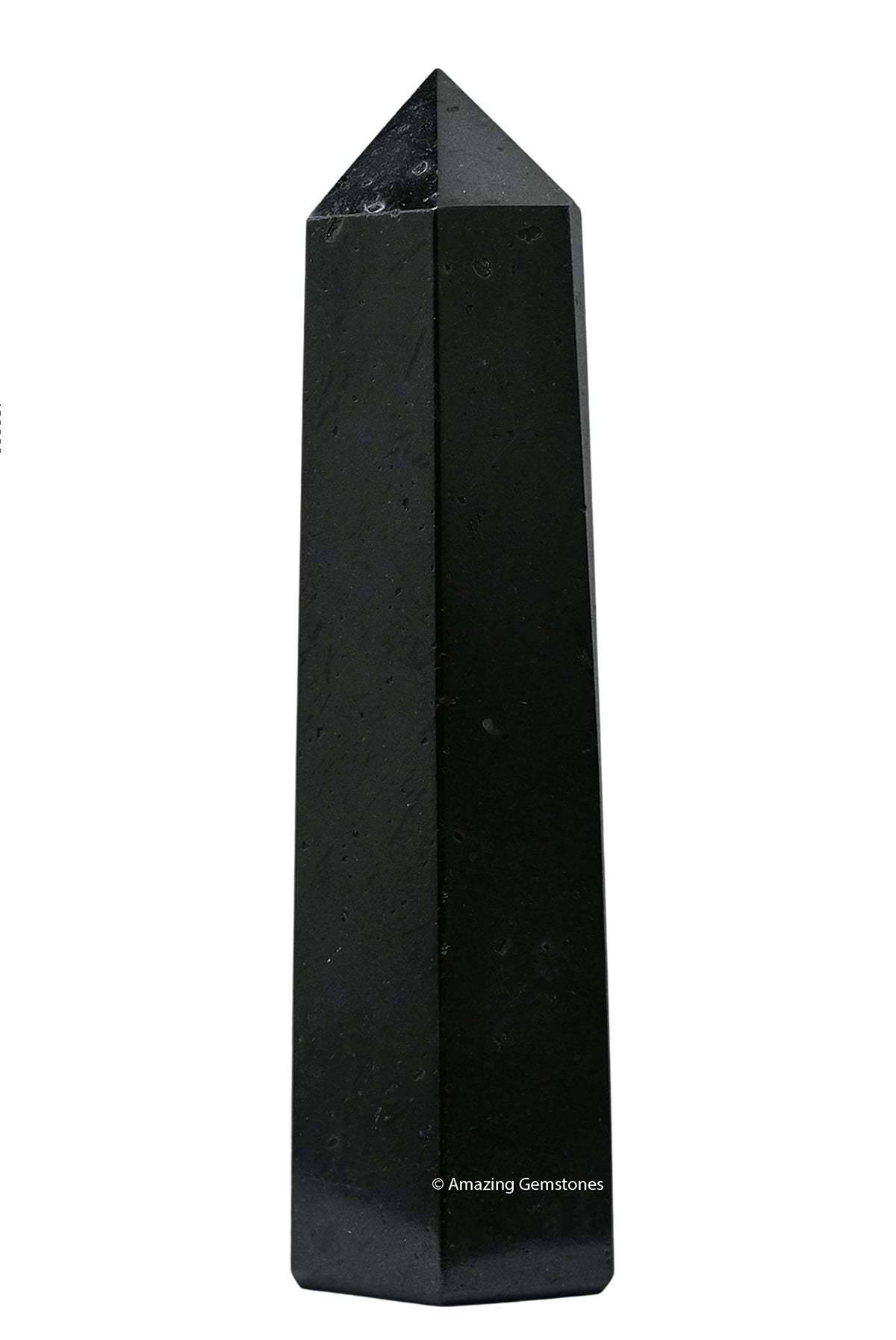 Amazing Gemstone Large Black Tourmaline Crystal Towers ~ Natural Healing Crystal Point Obelisk for Reiki Healing and Crystal Grid (5.5 to 6 INCH)