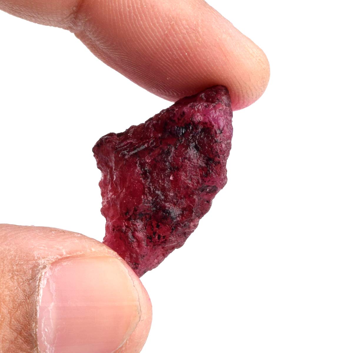 GEMHUB Natural Crystals And Healing Stones 30.00Carat Raw Rough Ruby Healing Crystals For Jewelry Making