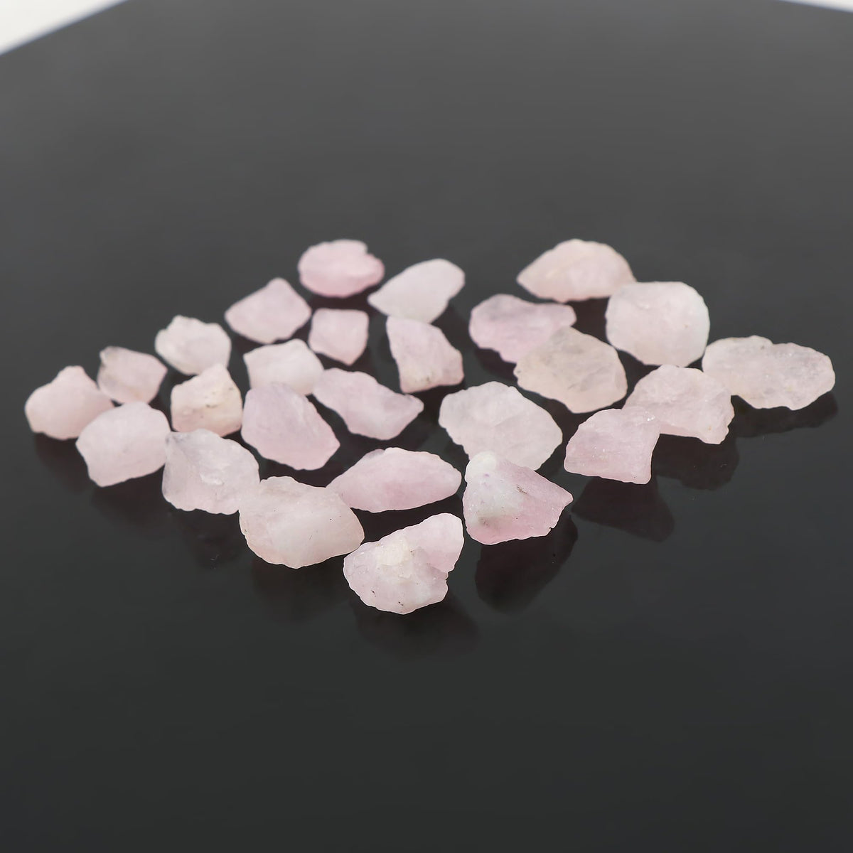 GEMKORA Wholesale 100 carats Raw Pink Morganite Rough Gemstone, Natural Crystals, Healing Stones, Bulk Lot, Jewelry Making Supply, 15 to 20mm [10 to 12pcs]