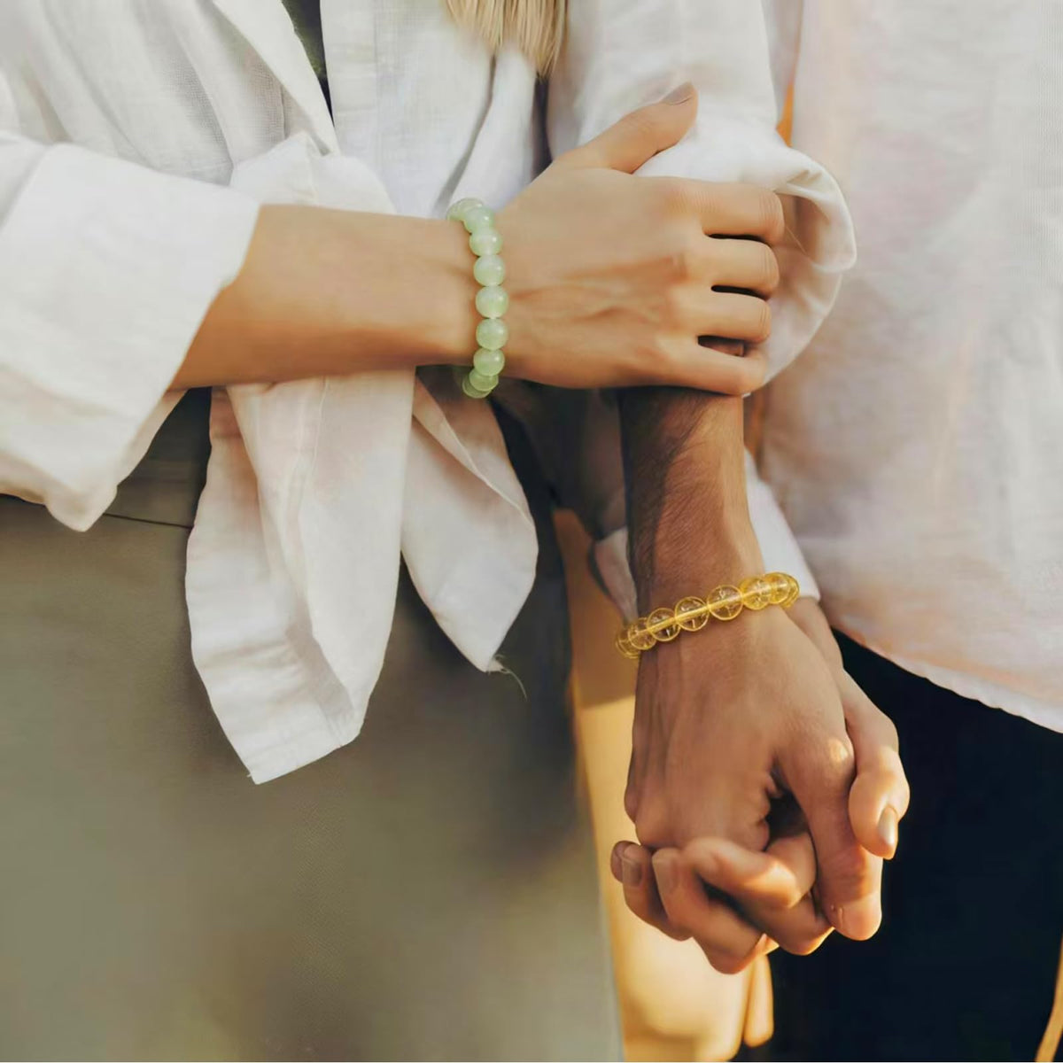 Adjustable Crystal Money Bracelets for Women Aventurine & Tiger-Eye Stone Beaded Bracelet Wealth Attraction Feng Shui Good Luck Elastic Bracelets Natural Healing Protection Jade Spiritual Jewelry (Green)