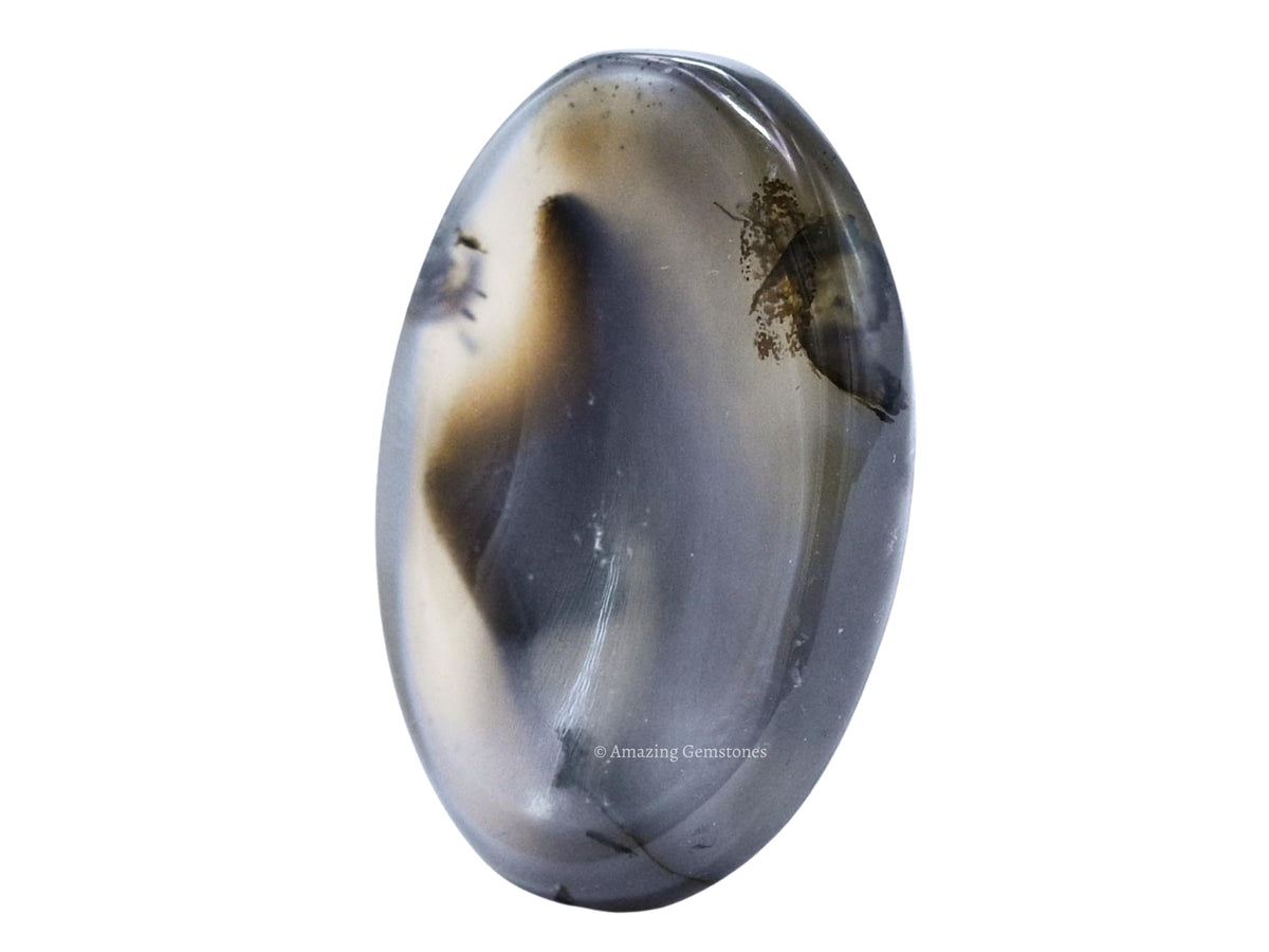 Amazing Gemstone Dendrite Agate Worry Stone Crystals and Healing Stones - Worry Stones for Stress Relief Gifts - Piedra Crystal Fidget for Meditation - Unique Stocking Stuffers and Birthday Gifts