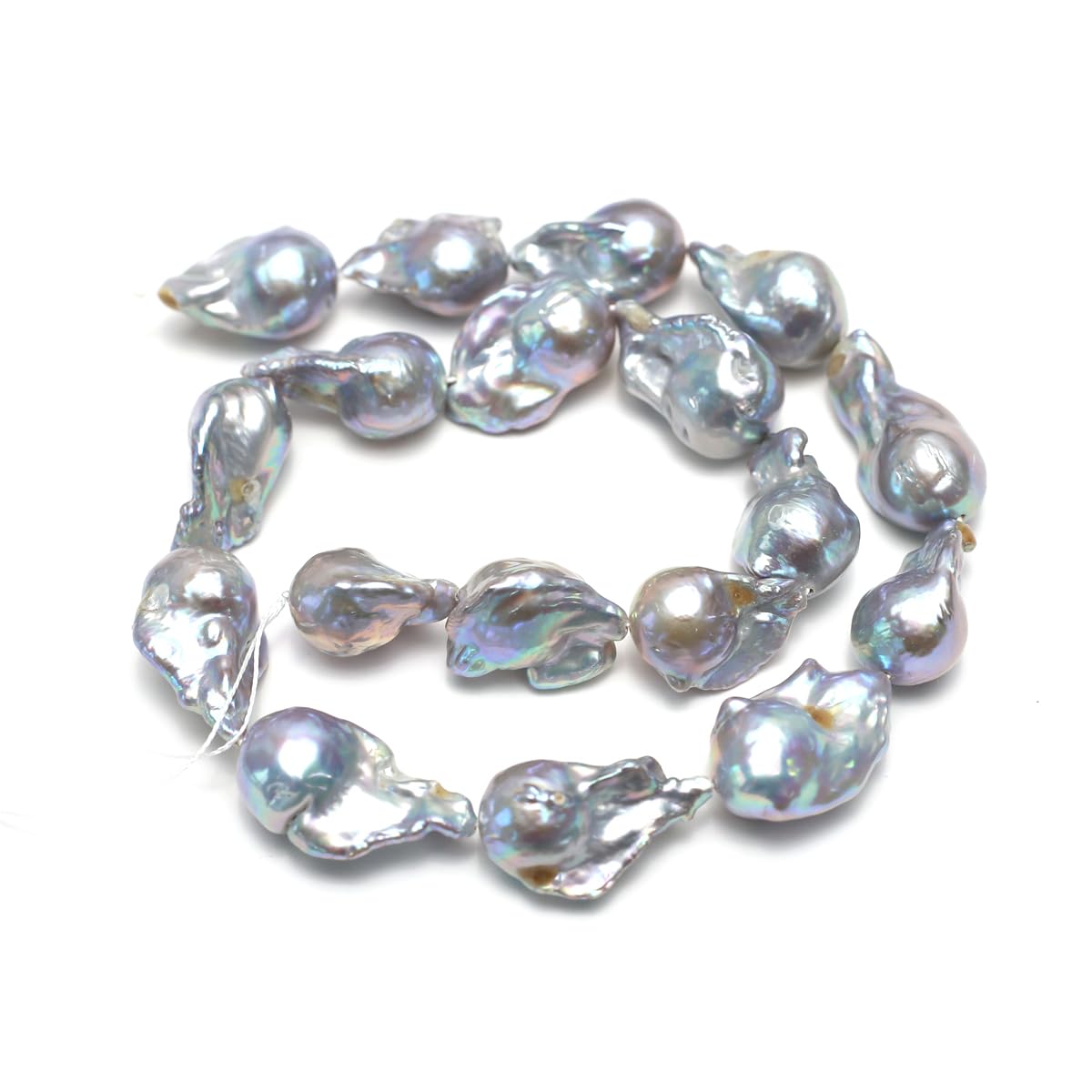 QSLLER Baroque Pearl Beads Irregular Natural Freshwater Cultured Pearl Beads for Jewelry Making Neckalce Craft DIY