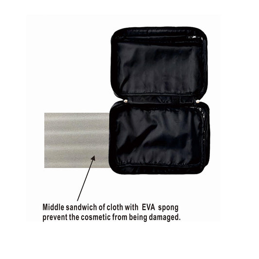 Shonpy All-Purpose Household Travel Organizer Accessory Toiletry Cosmetics Makeup Hanging Shaving kit Bag-Black