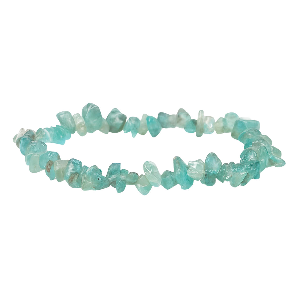 Amazing Gemstone Chips Bracelet (Apatite)