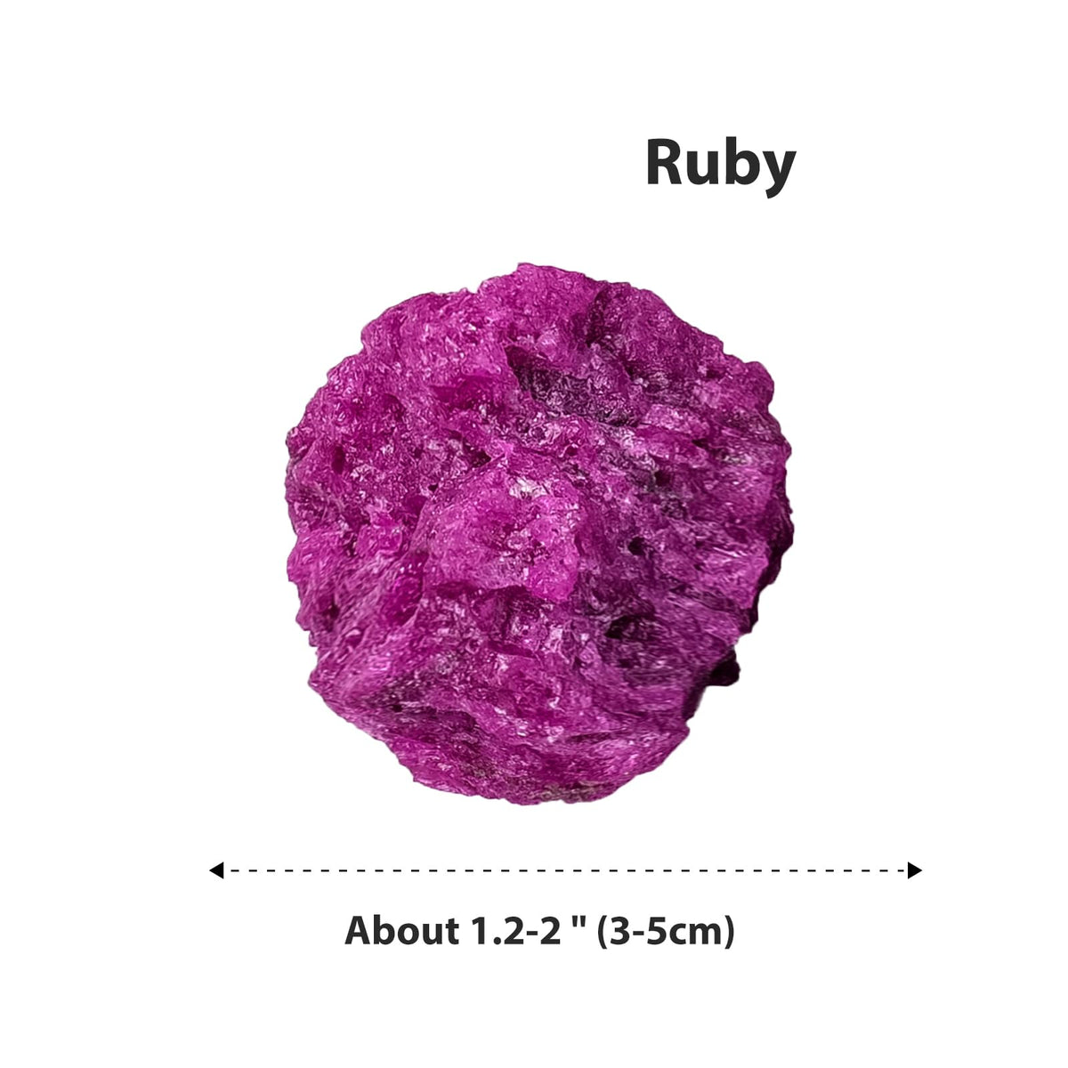 Apengshi Red Corundum Raw Crystals 2PCS Natural Rough Rocks Healing Crystal and Stones DIY Raw Stones Meditation Fountain Garden Home Decor