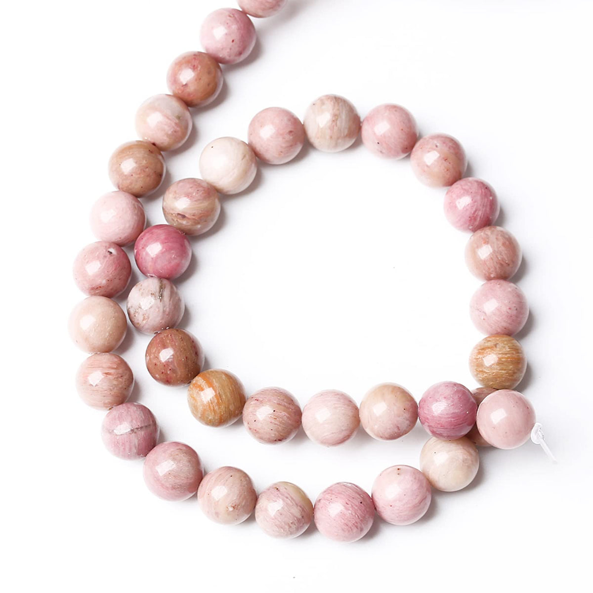 6MM 60PCS Natural Stone Red Rhodochrosite Gemstone Crystal Beads for Jewelry Making DIY Bracelet Necklace Semi Precious Beads