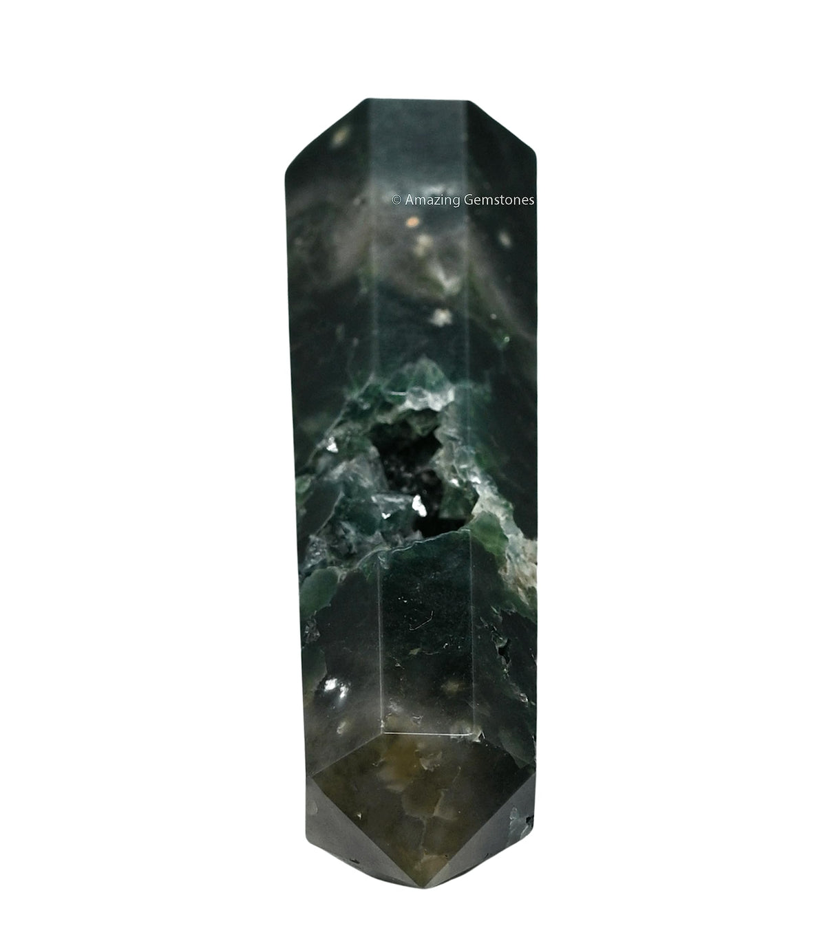 Amazing Gemstone Ocean Jasper Crystal Towers ~ Natural Healing Crystal Point Obelisk for Reiki Healing and Crystal Grid (3" to 4" INCH)