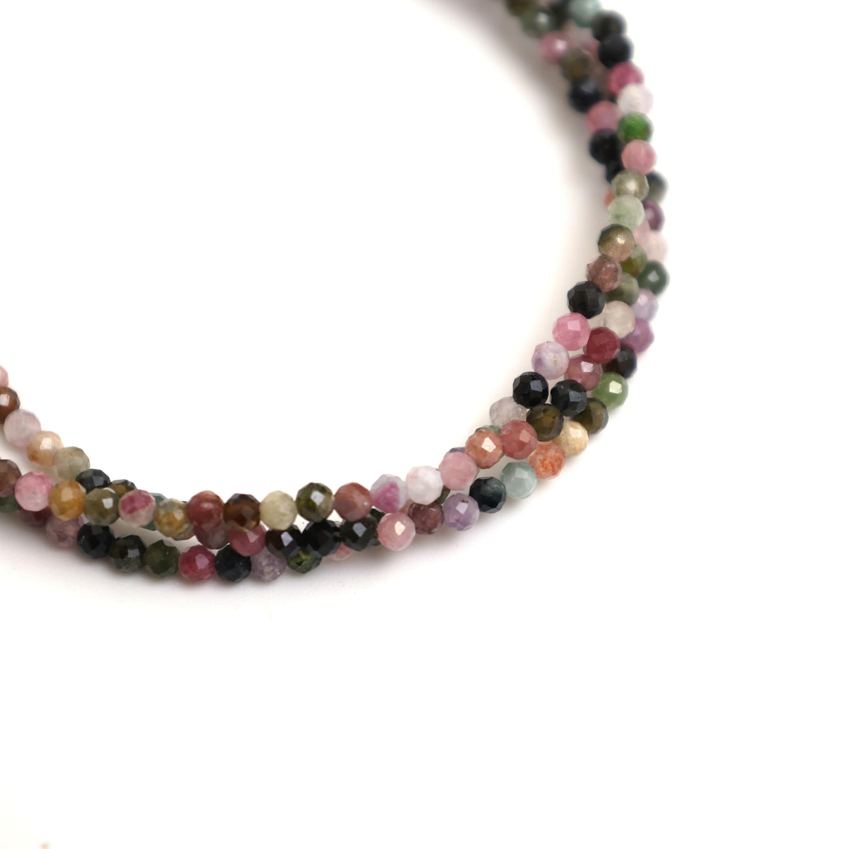 Gempires Multi Tourmaline Beaded Bracelets Colorful Ligtweight Gemstone Jewelry Hypoallergenic 8 Inch Gold Plated Handmade Crystal Jewelry Bracelets