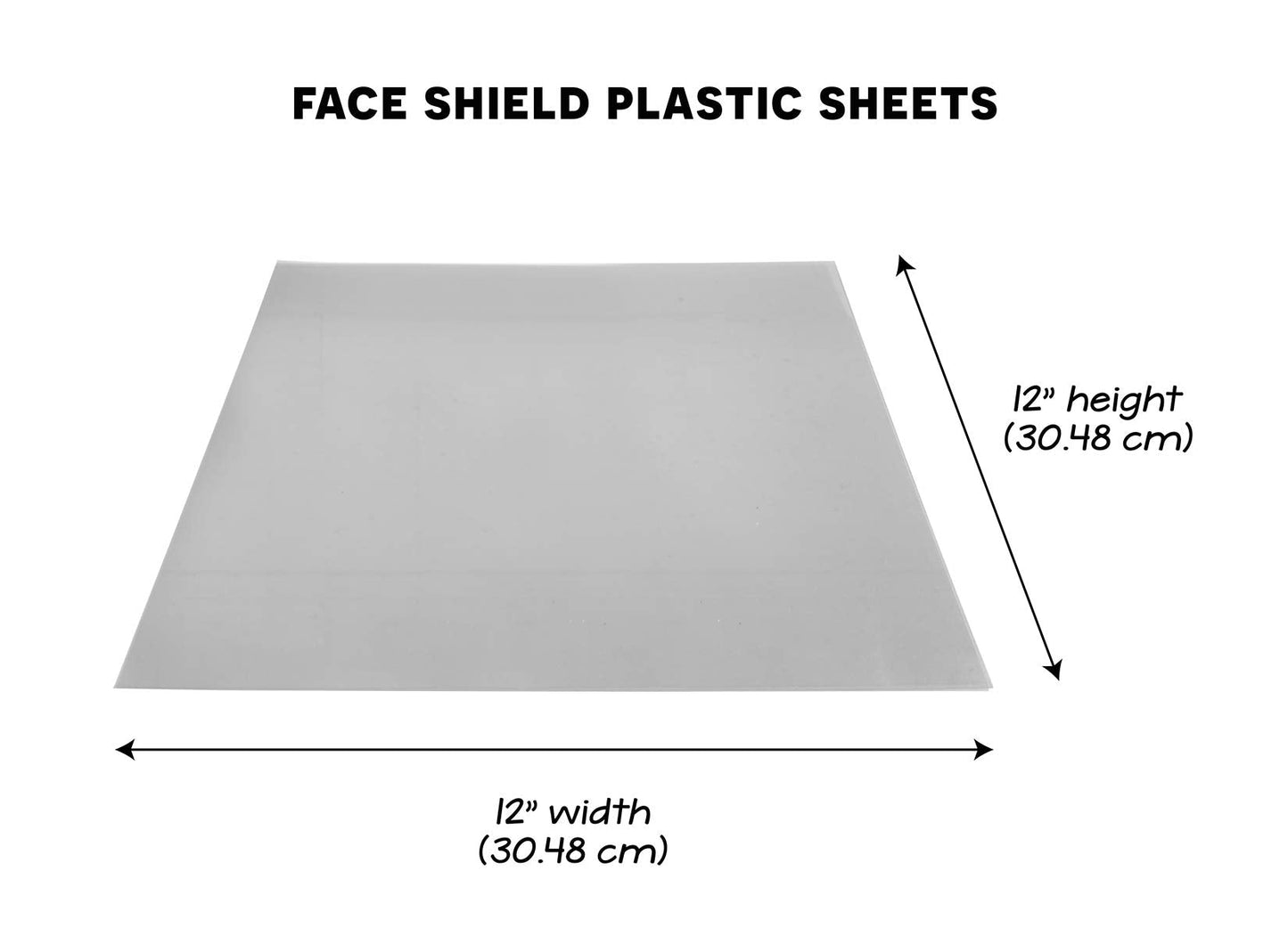 Hygloss 12" x 12" Acetate Paper - 7 Mil Clear Acetate Sheets for Crafts Projects, Cricut Stencil Sheets, Classroom Stencil Sheets, Reusable Transparent Clear Plastic Sheet (Not for Printers) 10 Pack
