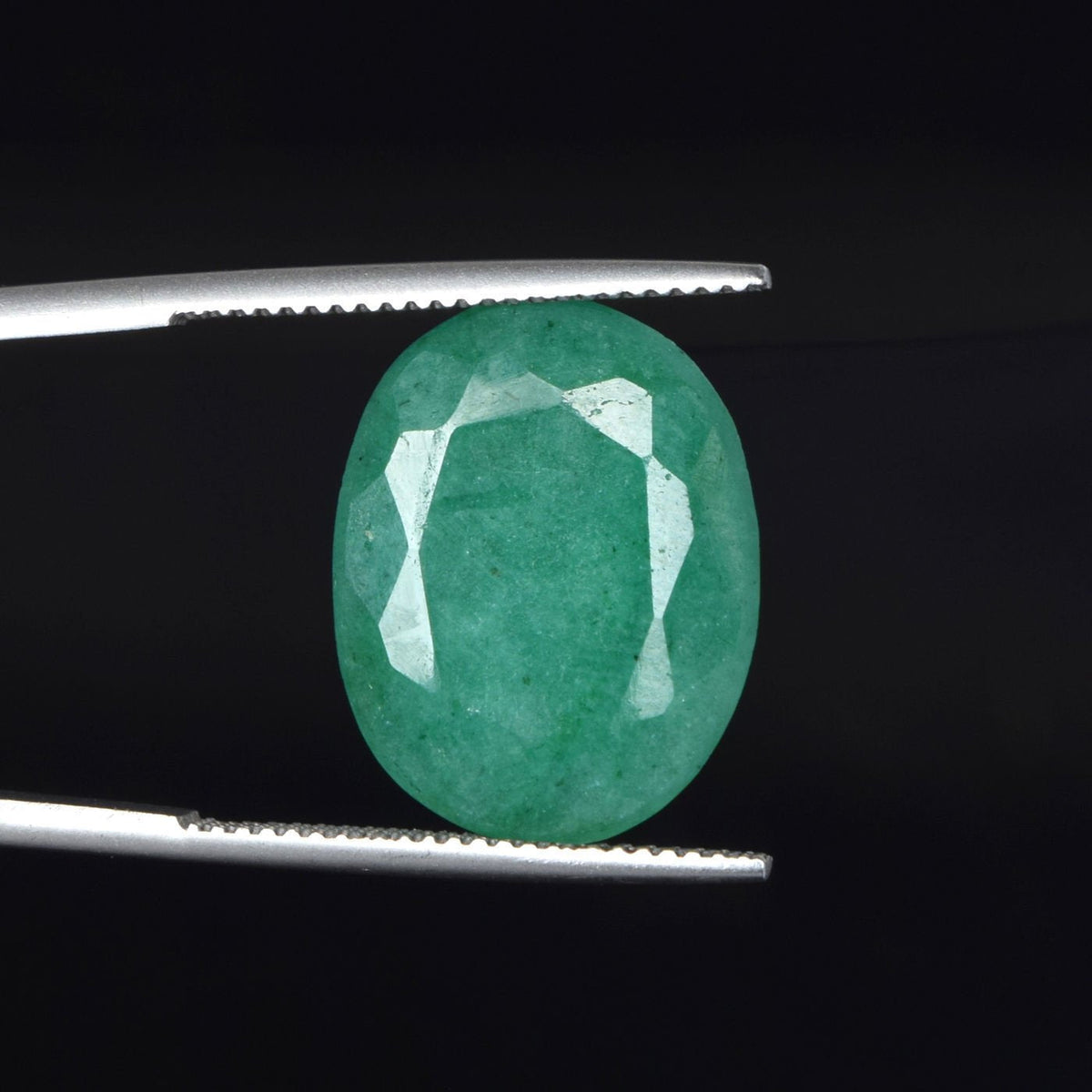 GEMHUB Natural Oval Cut Colombian Loose Green Emerald Beads Approx 60 Ct / 12 Pcs Gemstones Lot…