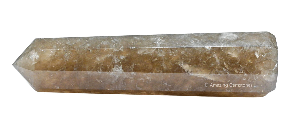 Amazing Gemstone Smoky Quartz Crystal Towers - Natural Healing Crystal Point Obelisk for Reiki Healing and Crystal Grid (3" to 4" INCH)
