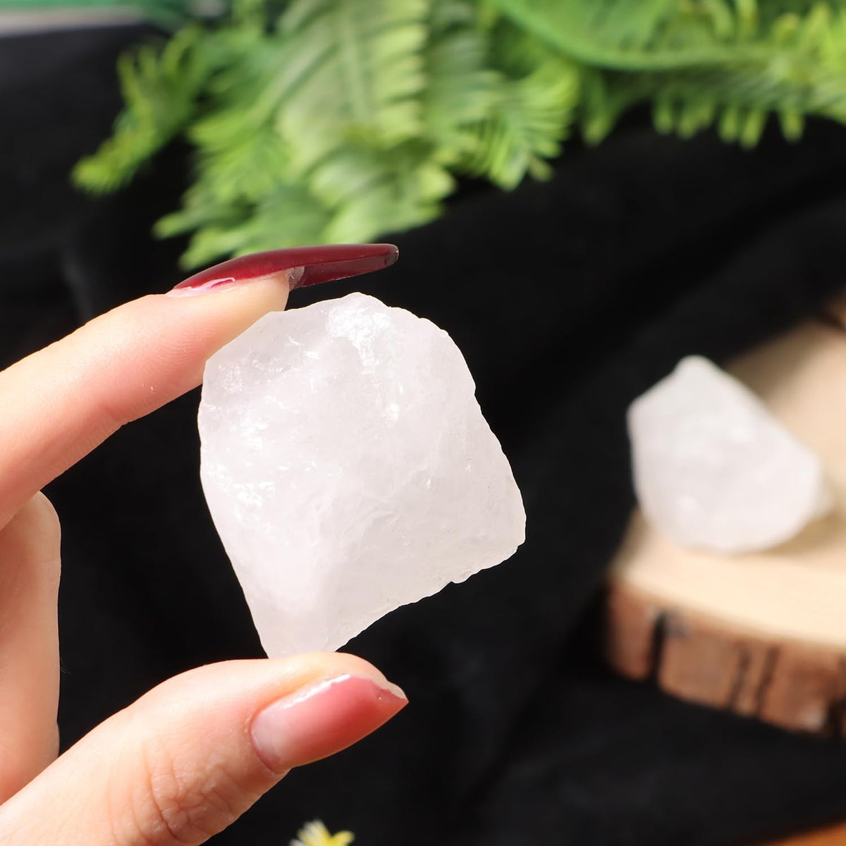 1 Lb Rough Clear Quartz Stone Bulk, Crystal Quartz Rough Crystal Stone for Cabbing, Tumbling, Cutting, Lapidary, Polishing, Reiki Crystal Healing