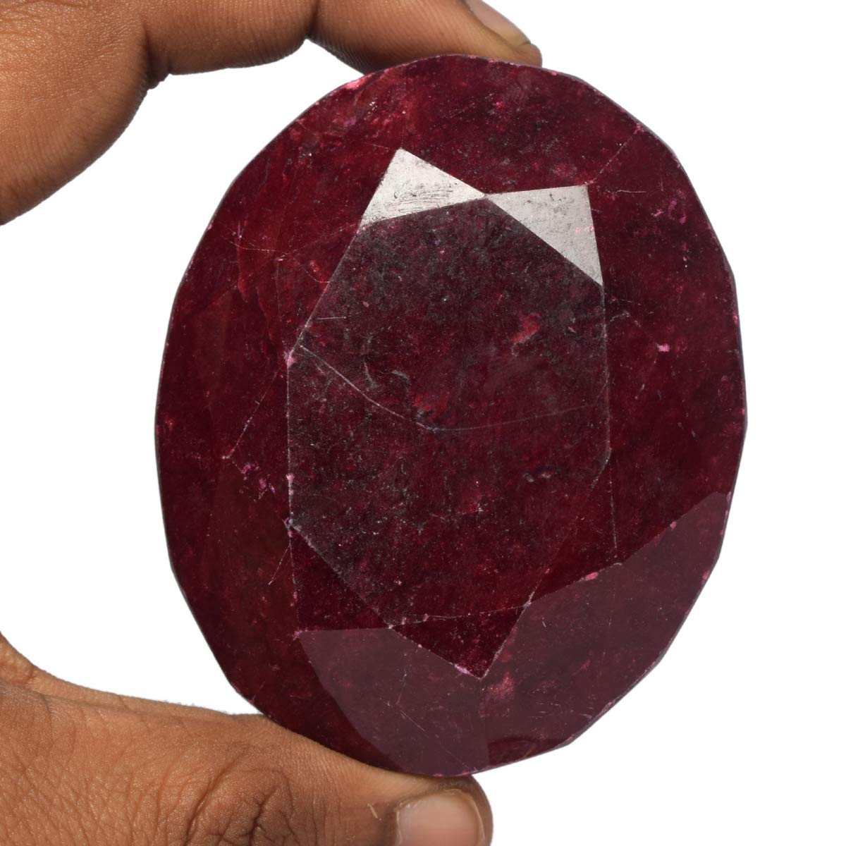 GEMHUB Rare Huge Museum Grade Red Ruby Approximately 1234.00 Ct Collectible Ruby, Natural Certified Red Ruby Gemstone