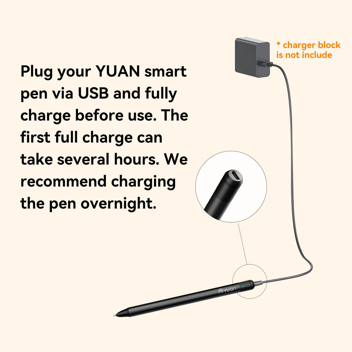 Yuan Digital Sync Pen with Notebook, Smart Writing Set Real time Sync Digitizing for Paper Notes Convert to Text, Smart Pen and Notebook for Note Taking Sync Notes to Phone/Tablet Instantly