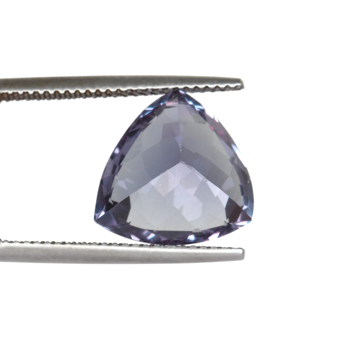 REAL-GEMS Ring Size Stone 7 Carat Color-Changing Alexandrite Trillion Cut Loose Gemstone