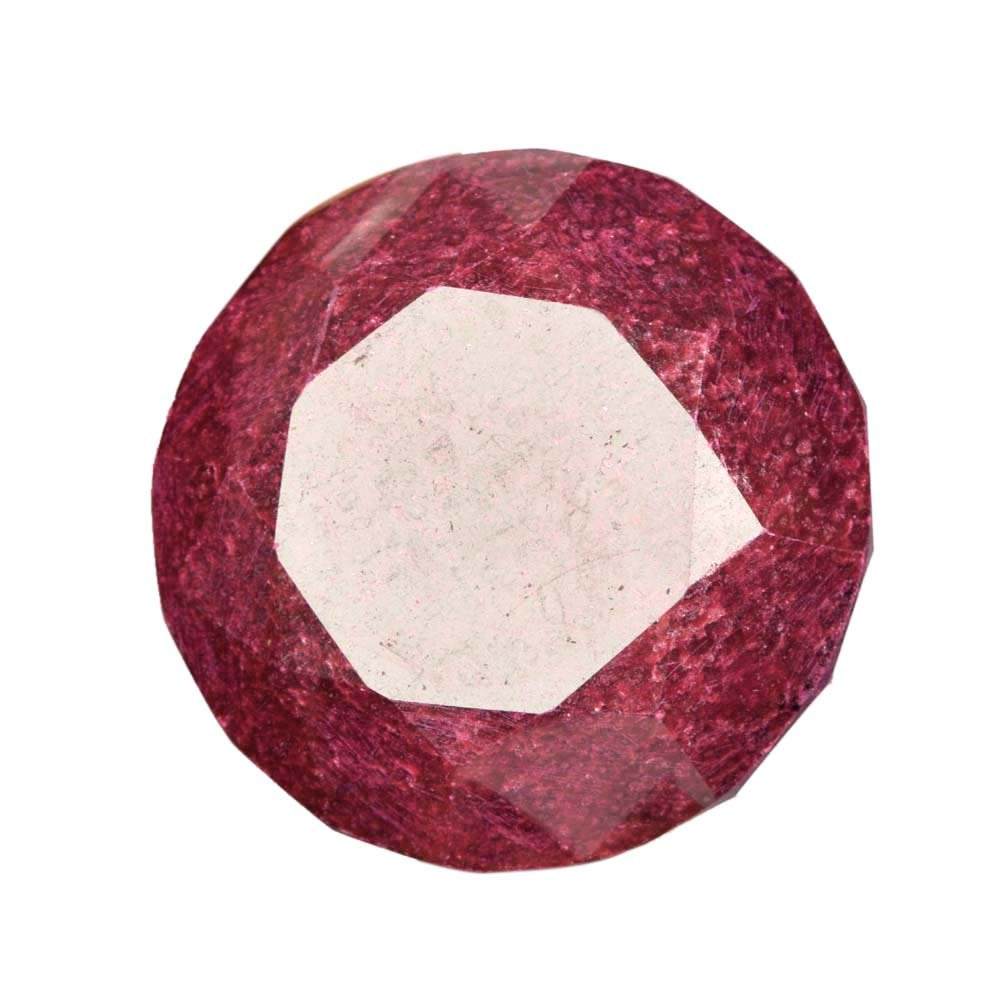 GEMHUB AAA Grade Museum Szie Natural Red Ruby 2180.80 Ct Round Cut Huge Size Certified Collectible Ruby Gemstone AS-817