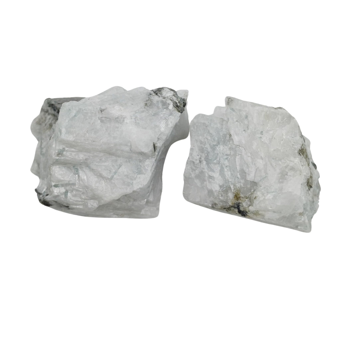 Crystals, Rocks, Jade, Crystals and Healing Stones, Witchcraft Supplies, Healing Crystals, Stones, Healing Stones, Rock Collection, Agate, Raw Stones (Rainbow Moonstone, 2 Pcs)