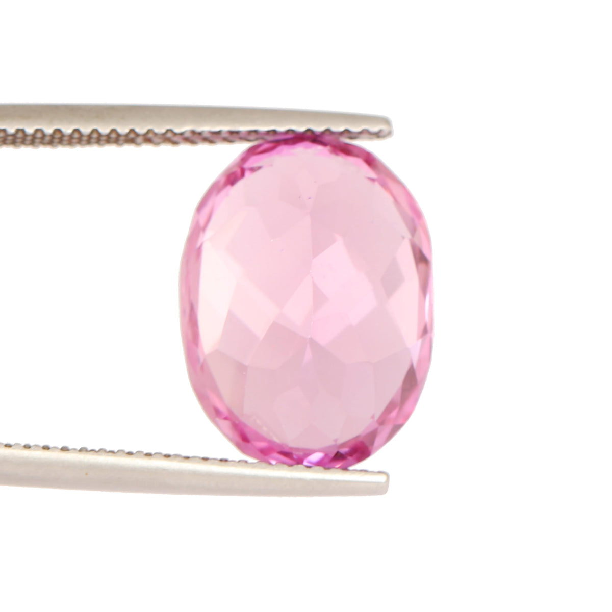 REAL-GEMS Natural Brazilian Pink Kunzite 11.75 Carat Oval Shape Loose Gemstone for Jewelry Making