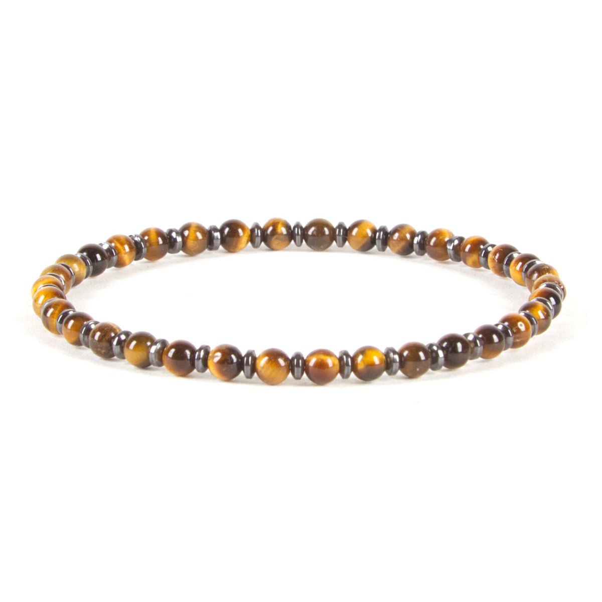 Cherry Tree Collection - Small, Medium, Large Sizes - Gemstone Beaded Bracelets For Women and Men - 4mm Round Beads (Protection Set - Medium)