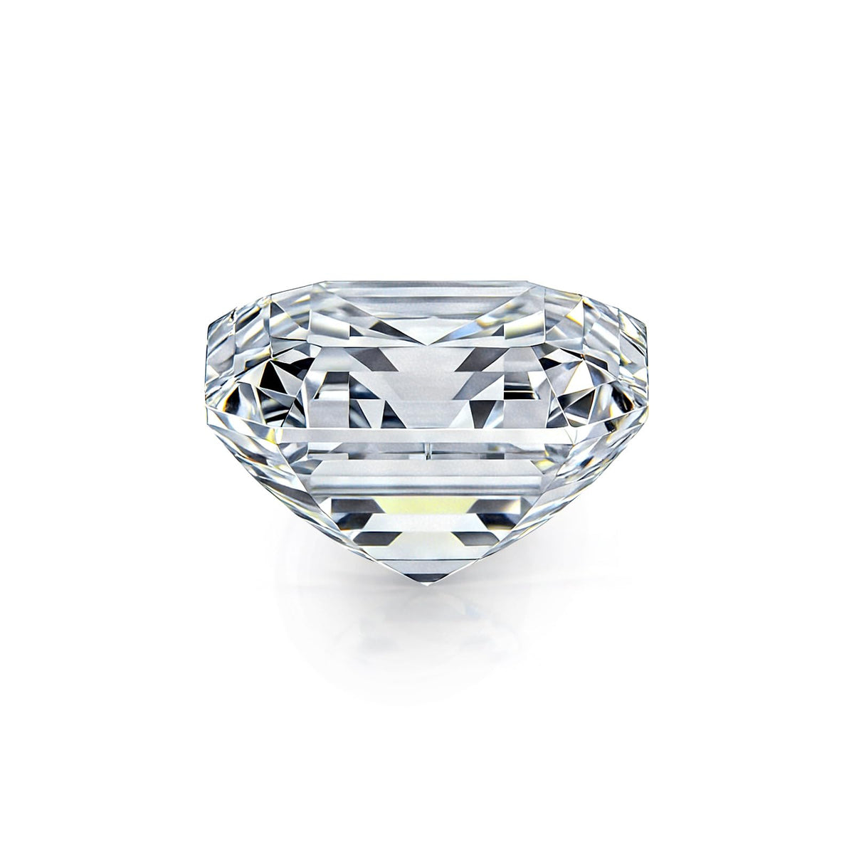 1-5 Carats Moissanite Loose Stone Lab Grown Synthetic Diamond Loose D Color Round/Oval/Heart/Princess/Cushion/Asscher/Pear/Marquise/Radiant/Emerald Cut Moissanite Loose Gem Stones for Ring Pendant Jewelry Making Gift (Asscher Cut, 1 Carats)