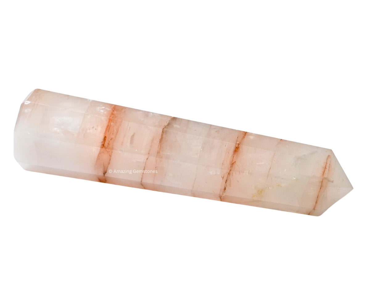 Amazing Gemstone Red Hematoid Quartz Crystal Towers - Natural Healing Crystal Point Obelisk for Reiki Healing and Crystal Grid (3" to 4" INCH)