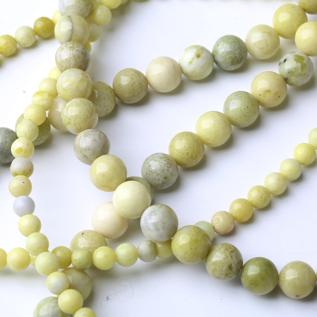36PCS 10MM Natural Yellow Jasper Stone Beads Energy Healing Beads for DIY Jewelry Bracelet Necklace Making for Jewelry Making15Inch