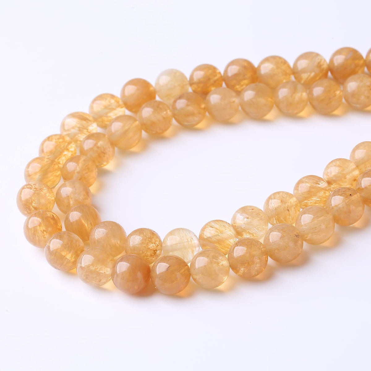 60PCS 6MM Tea Watermenlon Stone Beads Energy Healing Beads for DIY Jewelry Bracelet Necklace Making for Jewelry Making 15Inch