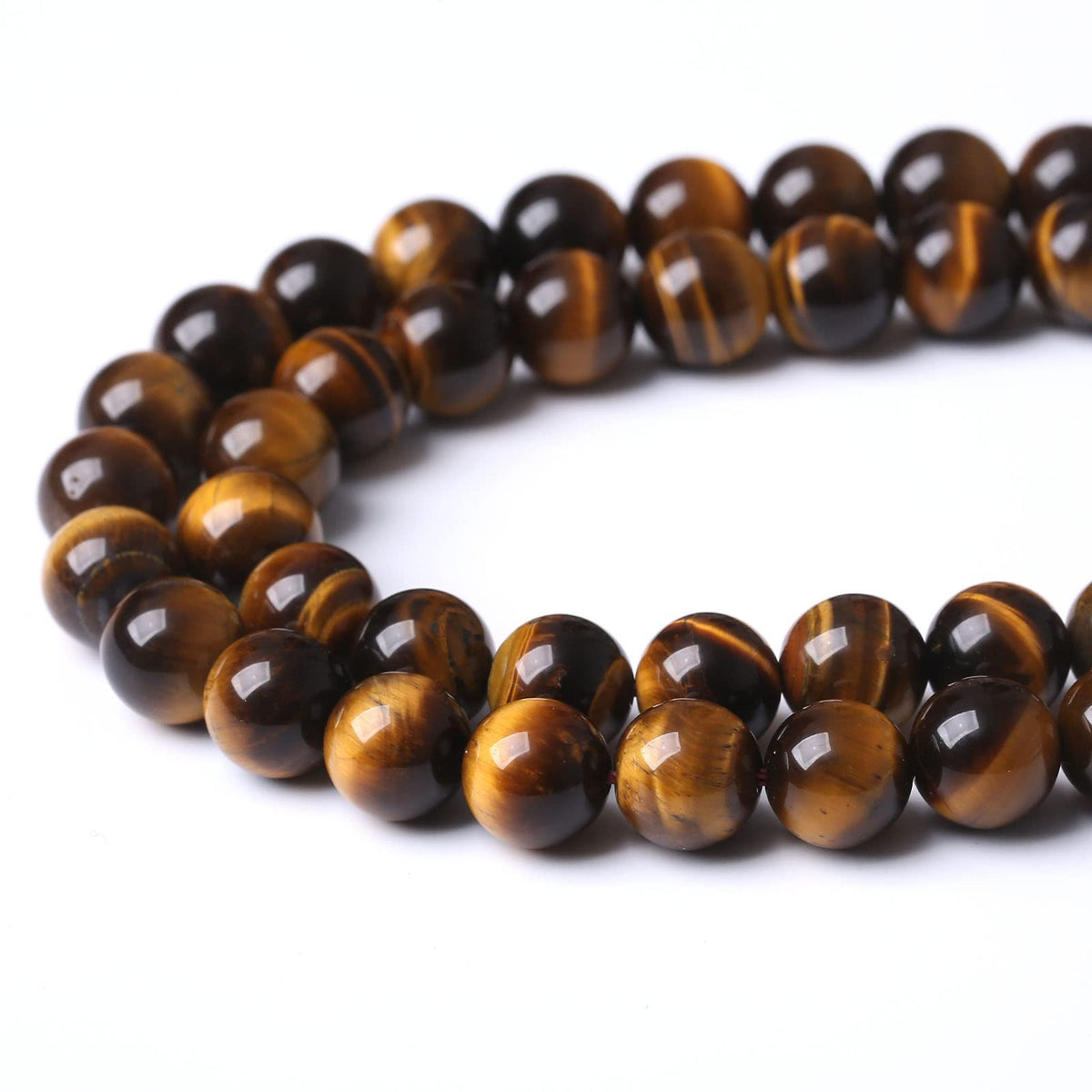 90PCS 4MM AAA Yellow Tiger Eye Stone Beads Natural Gemstone Bead Crystal Healing Energy Jewelry Making DIY 17 inches